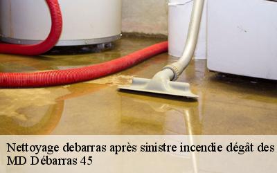 Nettoyage debarras après sinistre incendie dégât des eaux   combreux-45530 MD Débarras 45